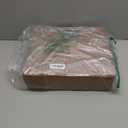 Toddler Booster Seat for Dining Table, PU Washable Double Safe Straps Non-Slip Bottom Booster Seat Dining Toddler, Portable Travel Increasing Cushion (Brown)