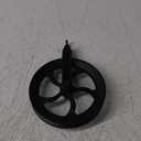Rustic State Vintage Industrial Look Medium Wheel Farmhouse Pulley for Custom Make Wall Mount Pendant Lamp Frosty Black
