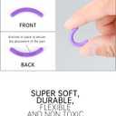 3 x Eyelash Curler Refills Compatible with revlon,Eyelash Curler Pads 24PCS,Silicone Lash Curler Refill Pads Compatible with revlon (Colorful)