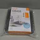 Boon Grass Plastic Drying Rack - Modern Countertop Baby Bottle Organizer - 9.75 x 9.88 x 3.0 inches - Gray