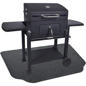 Fasmov 36 x 50 inches Under The Grill Protective Deck and Patio Mat, Under Grill Floor Mats to Protect Deck, BBQ Mat for Under BBQ, Absorbent Oil Pad Protector for Deck & Patio Fasmov 36 x 50 inches Under The Grill Protective Deck and Patio Mat, Under Grill Floor Mats to Protect Deck, BBQ Mat for Under BBQ, Absorbent Oil Pad Protector for Deck & Patio