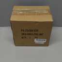 Recipe Box with Cards and Dividers Set 4x6 Recipe Holder for Kitchen Counter Metal White Vertical Stripe Pattern Embossed Recipe Card Box with Wooden Grooved Lid