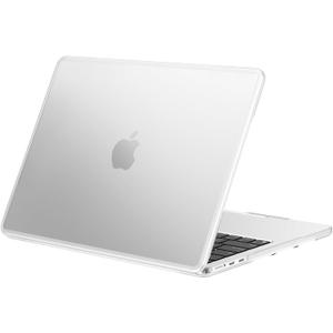 BlueSwan Anti-Cracking Hard Shell Case Compatible with MacBook Air 13 inch, M4 M3 M2 2025 2024-2022 A3240 A3113 A2681, Anti-Fingerprint Soft TPU Bumper PC Base for MacBook Air 13.6'', Frosted White