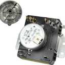 W11566736 W11701755 Gas Dryer Timer & Knob Kit for Whirlpool Maytag (115VAC 60Hz), Replace 4982474 AP7225135 OEM28900542 PS17629166 EAP17629166 FIX17629166 162-427-1 23263CD2 T2