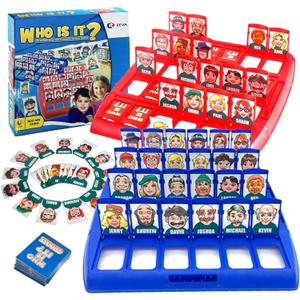 Who is It? - Classic Family Guessing Board Game for Kids & Adults, Fun Puzzle Game for Travel, Parties & Game Night