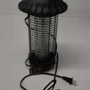 Buzbug LED Bug Zapper Indoor Outdoor, 10 Years Lifespan, 6.5ft Power Cord, IPX4 Waterproof, High-Voltage, Mosquito Zapper, Fly Trap Mosquito Trap, Fly Killer Fly Zapper -MO008C (New Black)
