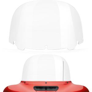 Amazicha Windshield 13" Round Windscreen 2014-2023 Fit for Harley Davidson Touring Street Glide14-23, Electra Glide 14-22, Ultra Limited 14-24 and 14-later Tri Glide models (Except 23 FLHXSE)Clear