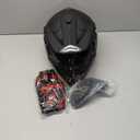 OUMURS Adult Motocross Dirt Bike Helmet with Goggle, Gloves & Mask - DOT/FMVSS-218 Off-Road Motorcycle & ATV Helmet with Adjustable Sun Visor