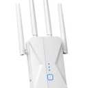 Homelyze 2026 WiFi Extender Signal Booster, Long Range Up to 13000 sq. ft & 100+ Devices, 2100Mbps WiFi Range Extender, Wireless Internet Signal Booster, 360° Full Coverage 1