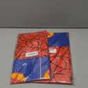 4 Pcs Spider Theme Tablecloths - 54x108 Inch Disposable Plastic Table Covers Rectangular Tablecloth for Birthday & Halloween Parties, Red & Blue with Hero Star