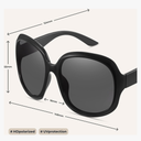 miyya Bug Eye Oversized Polarized Sunglasses Womens, Trendy Retro Sun Glasses for Women 2025, Oversized UV Protection Shades