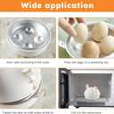 Microwave Egg Cooker, 4 Eggs Capacity Chicken Shaped Poacher Boiler Cooker, Microwave Egg Boiler, Cooker Boiler Steamer Gadgets for Cook Soft and Hard Boiled Eggs
