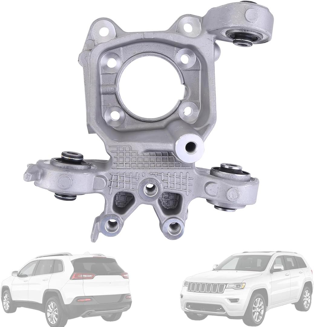 Rear Suspension Steering Knuckle Compatible for Jeep Cherokee 2014 2015 2016 2017 2018 - Right Passenger Side - Suspension Knuckle Replaces# 5090072AE 5090072AD
