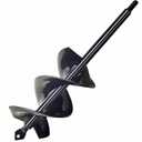 TCBWFY Garden Auger Spiral Drill Bit for Planting 3x12inch,Solid Core Shaft Auger for Bulb Planting Bedding Plants,Hole Digger for 3/8"Hex Drive Drill