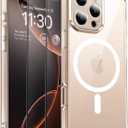 2 x SPIDERCASE Designed for iPhone 16 Pro Max Case, Built-in Camera Protection with 2Pcs Screen Protectors [Not Yellowing] Slim Protective Phone Case for iPhone 16 Pro Max 6.9'',Clear