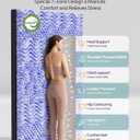 ChiXpace Dual Layer 4 Inch Memory Foam Mattress Topper Queen