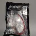 ELECTOP Rectangular Connector Power Socket Sidewall Port, Weatherproof Quick Connector Solar Panel Flush Mount SAE Plug Adapter, 12AWG SAE Cable for Solar Generator Battery Charger (2 Pack)