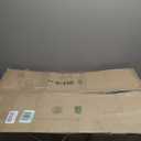 Washable Living Room Rug: 10x14 Boho Floral Soft Area Rug for Bedroom Decor - Vintage Low Pile Thin Carpet for Dining Room Non-Slip - Farmhouse Stain Resistant Rugs - Dark Brown