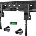 Supcline No Stud TV Wall Mount for 26-65 Inch TV up to 154 lbs, No Drill & Non Damage Drywall Studless TV Mount, Max VESA 400x400mm, Dry Wall Flat Screen Easy Install Wall Mount tv Bracket