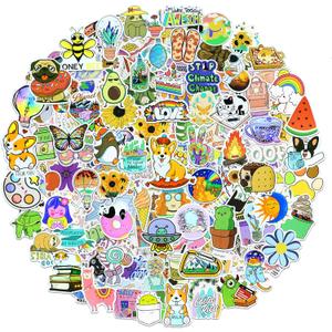 200Pcs Water Bottle Stickers for Kids, Cute Stickers for Water Bottles, Vinyl Waterproof Aesthetic Laptop Sticker Pack Classroom Prizes Skateboard for Kids Teens Girls Students