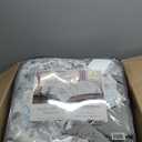 Modern Threads 5-Piece Printed Comforter Set, Giverny King in White Grey Blue – Soft Comforter, 2 Pillow Shams, and Decorative Pillows