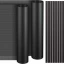 Woanger 2 Pcs 1000 x 300 mm DIY PC Case Dust Filter PC Fan Mesh Filter PVC Dustproof Cover with Magnetic Strip for Computer Chassis Speaker and More, 0.03 Inch Hole