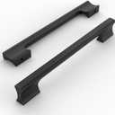 Amerdeco 10 Pack Oil Rubbed Bronze Cabinet Pulls 7 Inch(177MM) Hole Centers Kitchen Cabinet Handles Hardware Kitchen Handles for Cabinets Cupboard Handles Drawer Pulls ZH0056