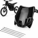 Electric Dirt Bike Number Plate for Surron Sur Ron Front License Plate Light Bee X/S LBX Black/Curved DIY Waterproof/Sturdy Black