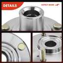 A-Premium 2 x Front Wheel Bearing and Wheel Hub Kit Compatible with Honda Accord 2003-2007, Civic 2006-2015, Element 2007-2010, Acura ILX 2013-2018, TL 2004-2008, TSX 2004-2008, Non-ABS