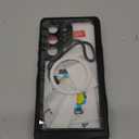 Lanhiem Magnetic for Samsung Galaxy S24 Ultra Case, IP68 Waterproof Dustproof, Builtin Screen Protector, Rugged Full Body Shockproof Cover for Galaxy S24 Ultra 5G 6.8 Inch, Black/Clear