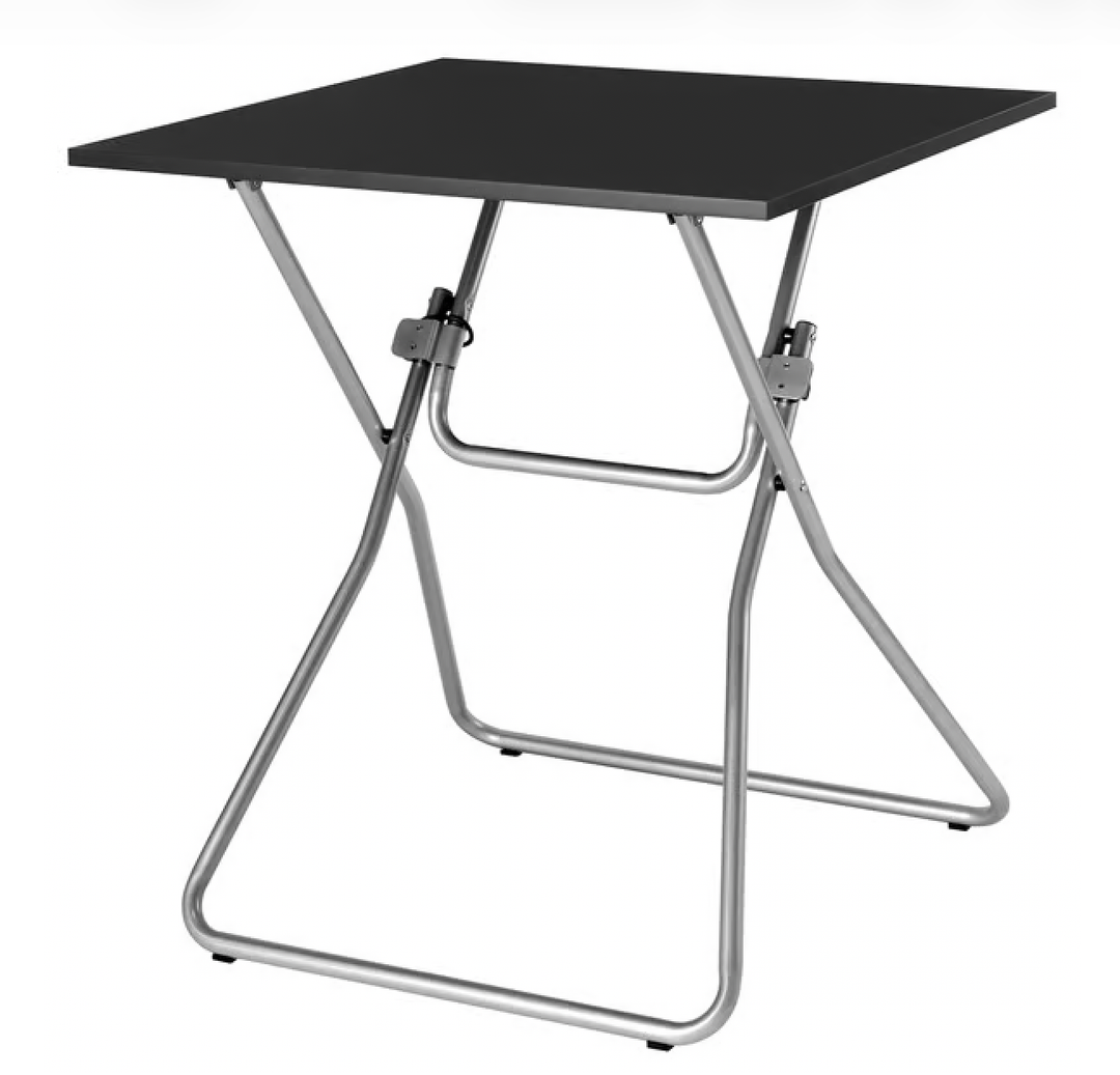 Black Metal Fold Table