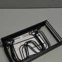 MUDEELA Pots and Pans Organizer Rack for under Cabinet, Expandable 11.81''-22.85'' Pot Lid Kitchen Cabinet Organizer Holder with 10 Adjustable Compartment Cutting Board Organizer for Pan Lid, Bakeware