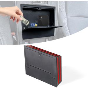 BESTAOO Center Console Hidden Box Organizer Compatible with 2024 2025 Toyota Tacoma Armrest Secret Compartment for Toyota Interior Accessories