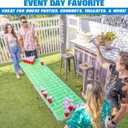 GoPong 8 Foot Portable Beer Pong/Tailgate Tables (Black, Football, American Flag, or Custom Dry Erase)