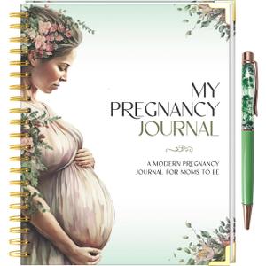Pregnancy Journal for First Time Moms 2026 Memory Book & Planner with Floral Pen, Weekly & Monthly Pregnancy Tracker, Baby Keepsake Book, Gift for Expecting Moms