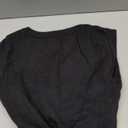 HAEOF Womens 2026 Puff Long Sleeve Fall Winter Sweater Dress Trendy Ribbed Knit V Neck Business Work Midi Bodycon Dresses (Small)