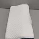 Derila Cervical Queen Size Pillow for Sleeping - Support Pillow for Side, Back, Stomach Sleepers - Contour Best Bed Pillows for Sleeping (1 Pillow | White)