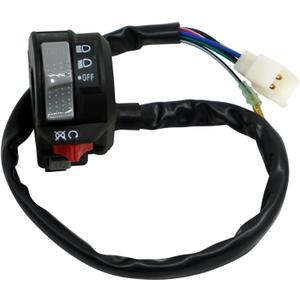 Left HandleBar Control On Off Run Start Stop Headlight Switch Compatible For Yamaha Kodiak 400 Big Bear 350 YFM350 Wolverine 350 Warrior 350 Grizzly 600,4GB-83973-09-00,4GB-83973-01-00,4GB-83973-00-00
