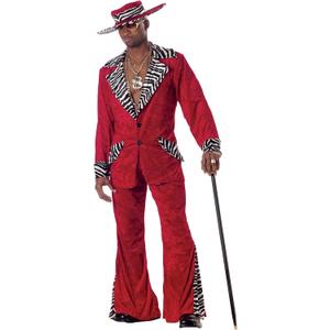 California Costumes mens Pimp Costume (Medium, Red)
