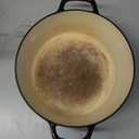 MÜELLERHOME 6 Quart Enameled Cast Iron Pot Dutch Oven, Heavy-Duty Oven-Safe up to 500° F, & Across All Cooktops, Casserole Dishes for Ovens, Bread Pan with Lid and Knob, Cast Iron Cookware, Black