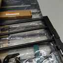 BABELIO New Version Baby Gate with Cat Door Adjustable, 29-40" Metal Pet Door for Stairs & Doorways, Pressure Mounted, No Tools Needed, Black (29-40" Wide, 30" Tall)