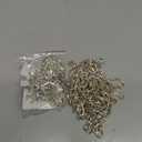 REETAN Silver Rhinestone Chest Chain Bra Fashion Sparkly Body Jewelry for Women