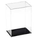 uxcell Acrylic Clear Display Case Box Dustproof Protection Showcase Cube Collectibles Show Box 5.9x3.9x9.8inch