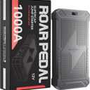 Roar Pedal Super Capacitor Jump Starter, No Need Pre-Charge No Battery 12V Portable Car Jump Starter for All 12V Gas and Diesel Car, Portable Jump Box with Display