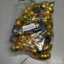 JOYIN 72Pcs Gold Easter Eggs, 2.3" Metallic Plastic Empty Eggs Fillable for Easter Hunt Supplies, Basket Stuffers, Toys Filling Treats, Party Favor