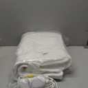 Homemate Heated Mattress Pad Mini Twin Size, 5 Heated Setting Coral Fleece Electric Mattress Pad Mini Twin, Bed Warmer with Dual Controller & Auto Off 10 Hours, Fit Up to 21 Inch, 55"x31"