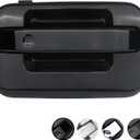 TQPONLY Black Paintable Outside Door Handle | Front or Rear Right Passenger Side Compatible with 2004-2014 Ford F150,2006-2014 Lincoln Mark LT Truck | Exterior Handle Outer Door Part