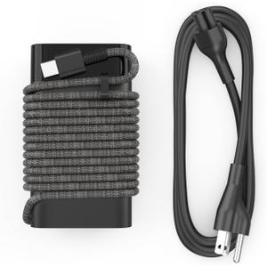Laptop Charger for HP Spectre Envy Elite EliteBook X360 X2 2-in-1 Chromebook Pavilion Dragonfly, New Slim 65W 45W USB C Charger 10FT, Universal Type C Power Adapter, Super Durable, Original Quality