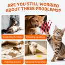 Cat Deterrent Spray for Furniture Protection, Pee Spraying, Excessive Chewing & Scratching Everywhere, Cat Repellent Indoor and Outdoor, Pet-Safe Formula, 5.07 Fl Oz