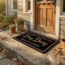 30x17 In Funny Merry Christmas Doormats for Front Door Mat Doorbell Broken Yell DingDong Really Loud Outdoor Entrance Non Slip Mats Indoor Decor Bathroom Mat Entrance Rug Kitchen Rugs and Mats